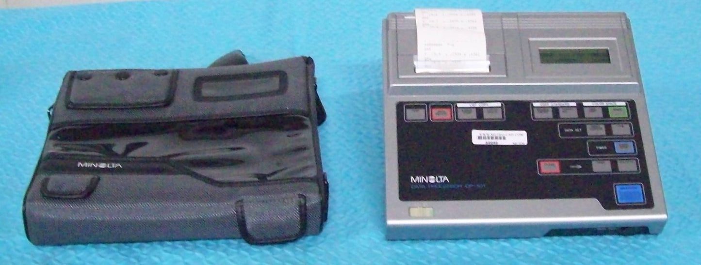 MINOLTA CHROMA METER CS-100A SN 11124007 VIDEO COLOR ANALYZER FOR PARTS / REPAIR