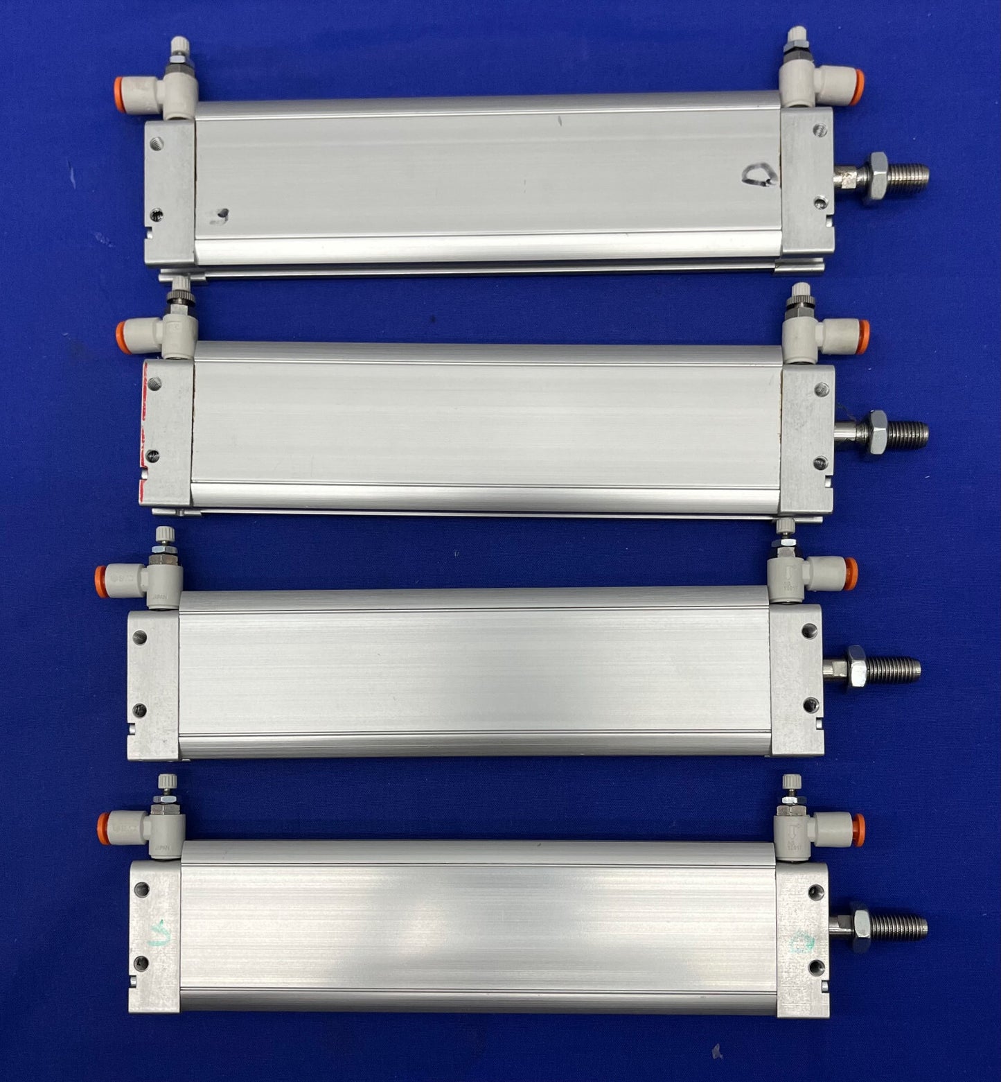 FESTO FLAT CYLINDER DZF-11/16”-5”-A-P-A - 1  LOT QTY OF 4