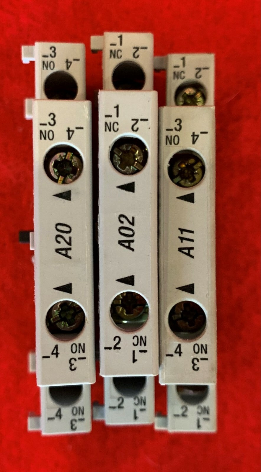 1 Lot of Qty 3 - Allen Bradley 100-S Auxiliary Contact Blocks SEE AD FOR DETAILS