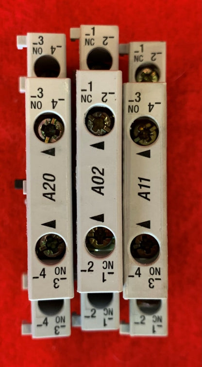 1 Lot of Qty 3 - Allen Bradley 100-S Auxiliary Contact Blocks SEE AD FOR DETAILS