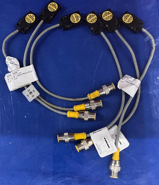 QTY 6 - TURCK Bi7-Q08-VP6X2-0.2M-RS-4.4T RECHTHOEKIGE INDUCTIEVE NADERINGSENSOR