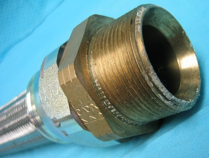 FLEX METAL 1 3/4" NPT FEMALE END 1 3/4" NPT MALE END TOTAL LENGTH 24" METAL HOSE