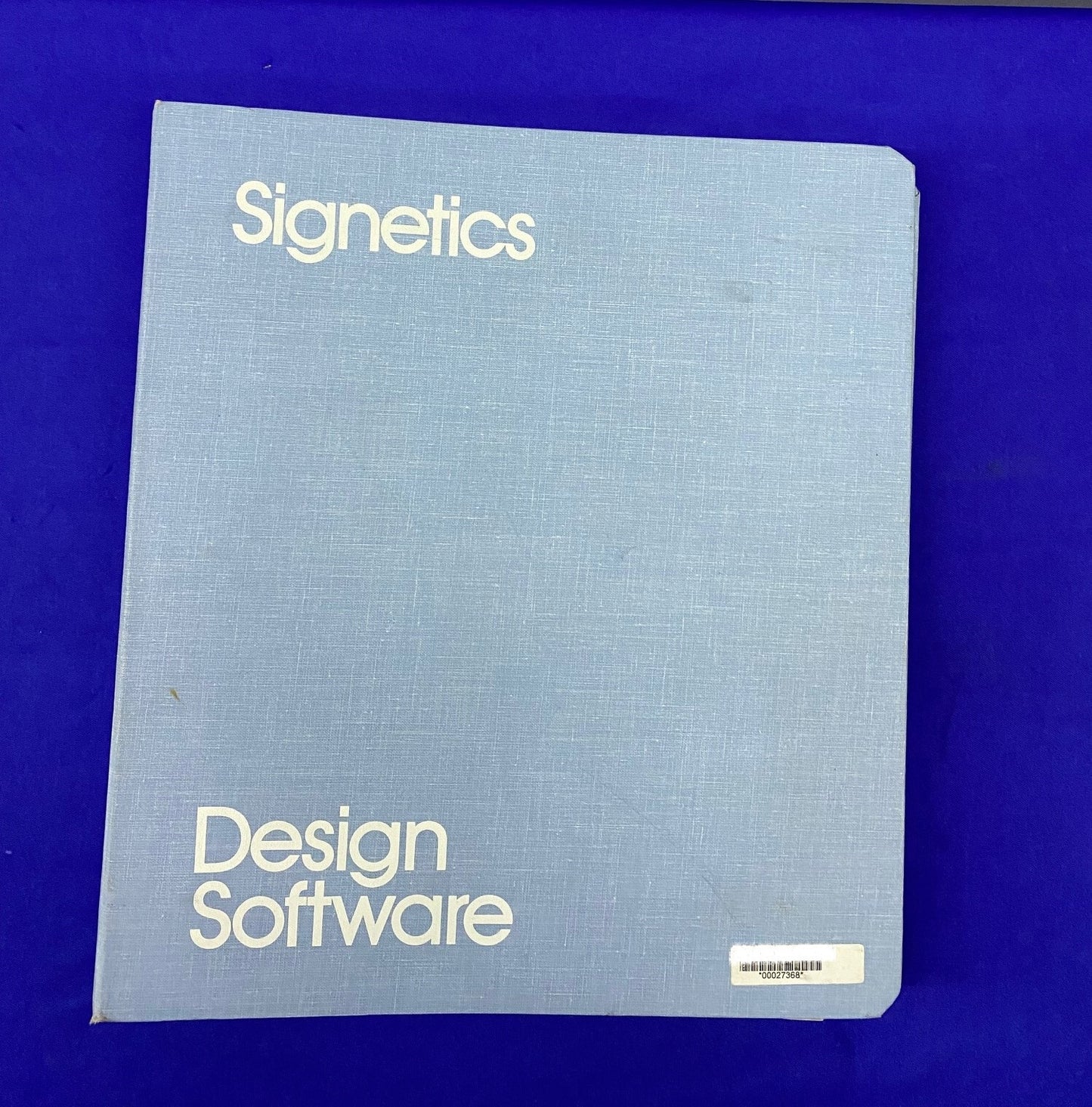 SIGNETICS  AMAZE REV C DESIGN SOFTWARE PC/DOS USERS MANUAL