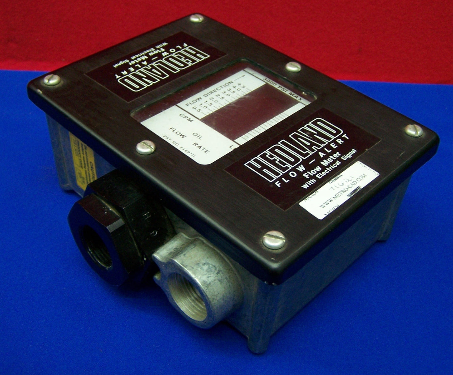 HEDLAND FLOW - ALERT 781305 / 781-305 FLOWMETER MET ELEKTRISCH SIGNAAL