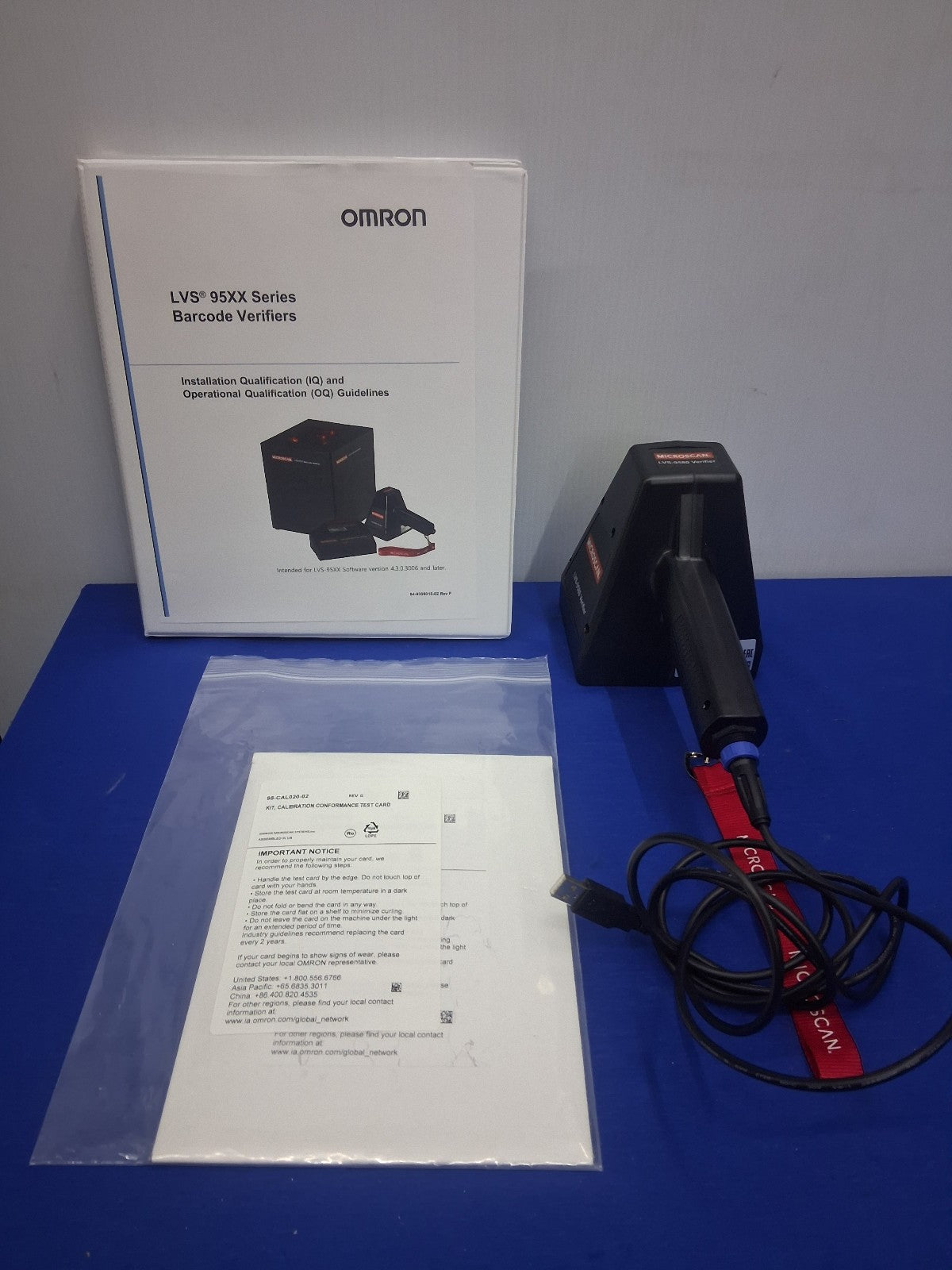 OMRON MICROSCAN LVS-9580 VERIFIER 9580-C-3 Handheld Barcode Verifier/ Scanner