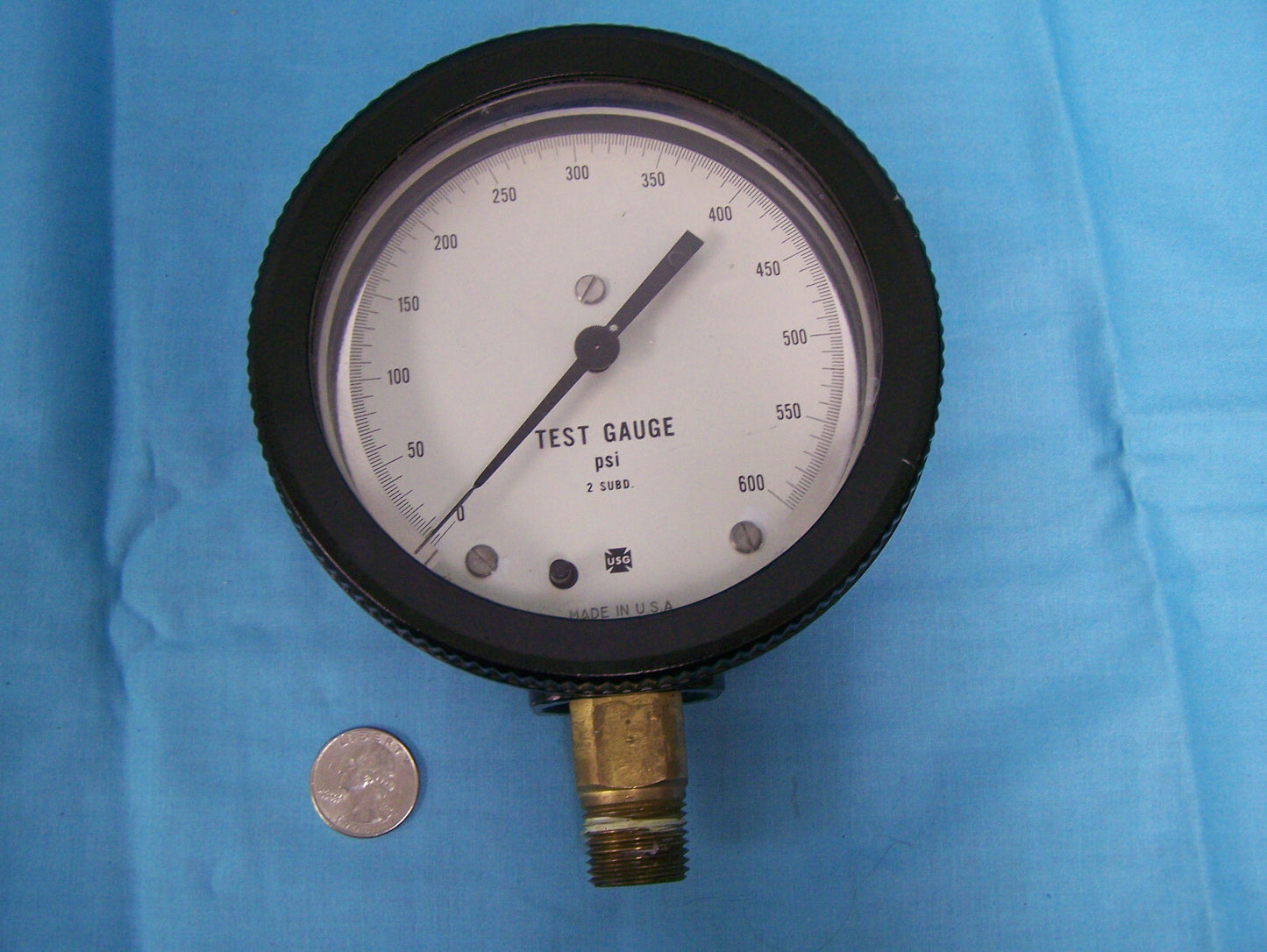 USG MODEL DHE A600 600 PSI TESTGAGE