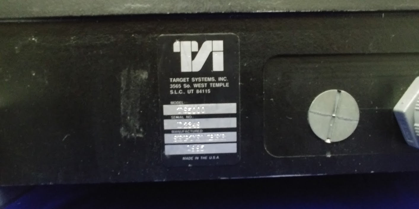 TSI TARGET SYSTEMS INC. TS5000 INDUSTRIAL CONTROL TERMINAL FOR PARTS