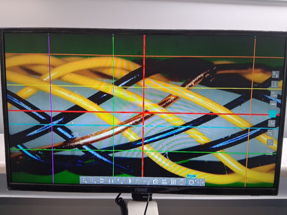 MMBT-1DM XY Tool Scope 20X Toolmakers Manual Microscope  2"x2" Stage HDMI Camera