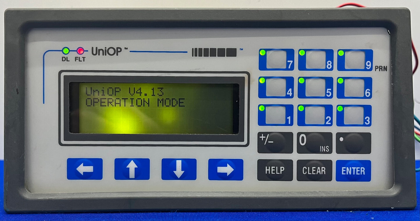 UNIOP ™ CONTROL OPERATOR INTERFACE PANEL MD02R-04-0045 4 REIHEN x 20 ZEICHEN