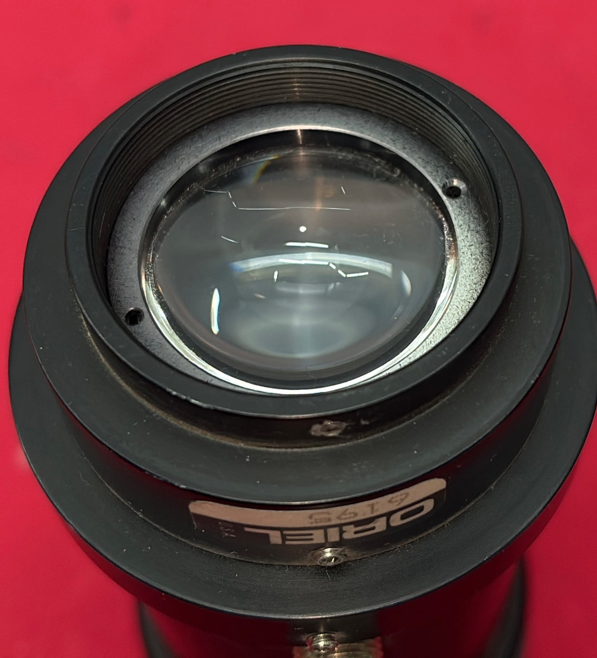 ORIEL 6123 LIQUID OPTICAL FILTER 2" SERIES & 6195 FLANGE LENS HOLDER 1.5" SERIES