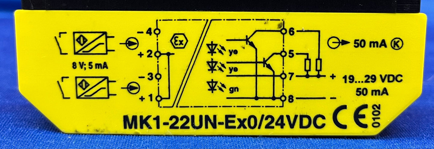 TURCK MK1-22UN-EX0 24VDC ISOLATING SWITCHING AMPLIFIER MULTI MODUL