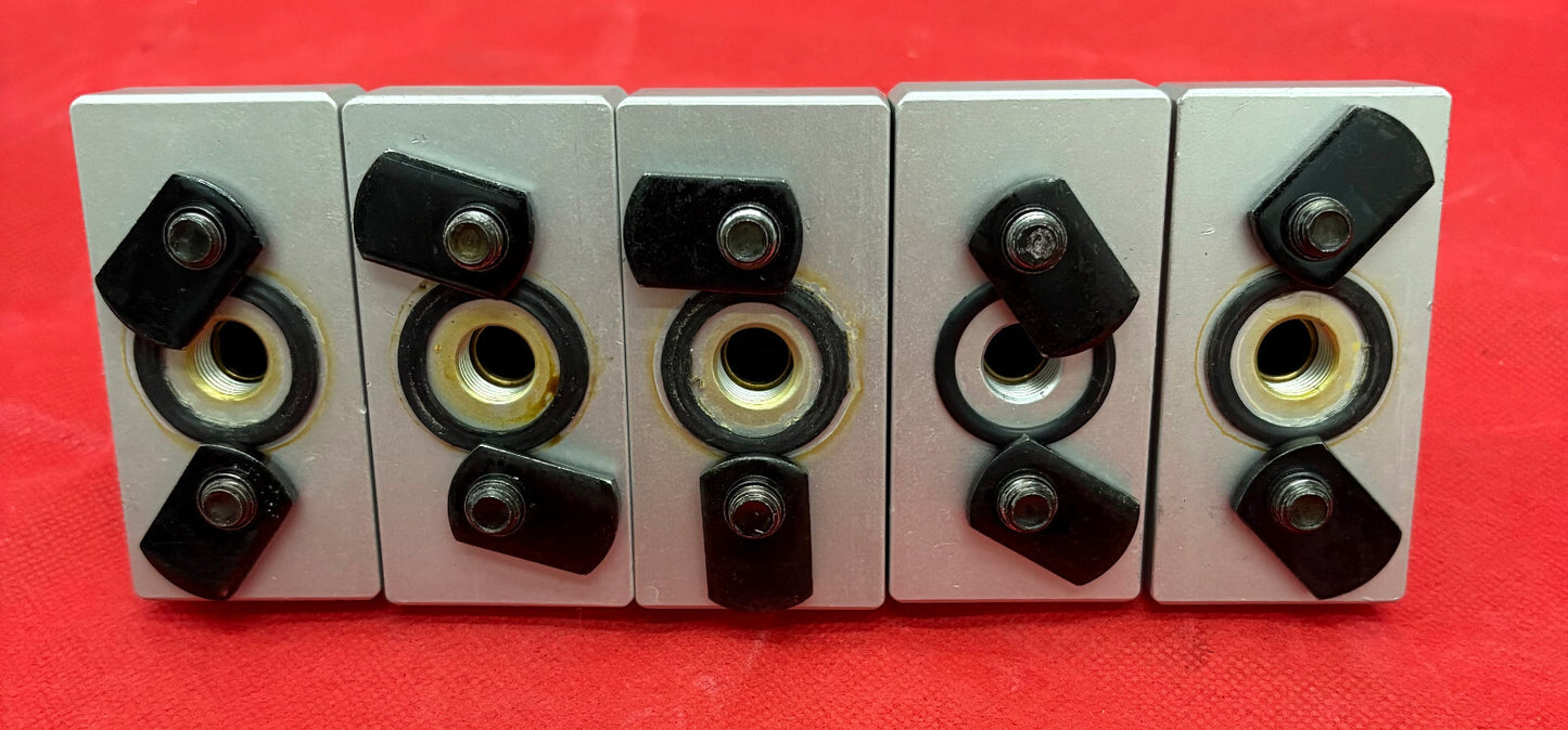 80/20 SERIES 15 2150 3/8” NPT 3-HOLE PRESSURE MANIFOLD PLATE W/ DW340A - QTY 5