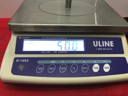 Uline H-1654 DIGITAL SCALE EASY-COUNT SCALE 6 LBS X .002 LB COUNTING SCALE