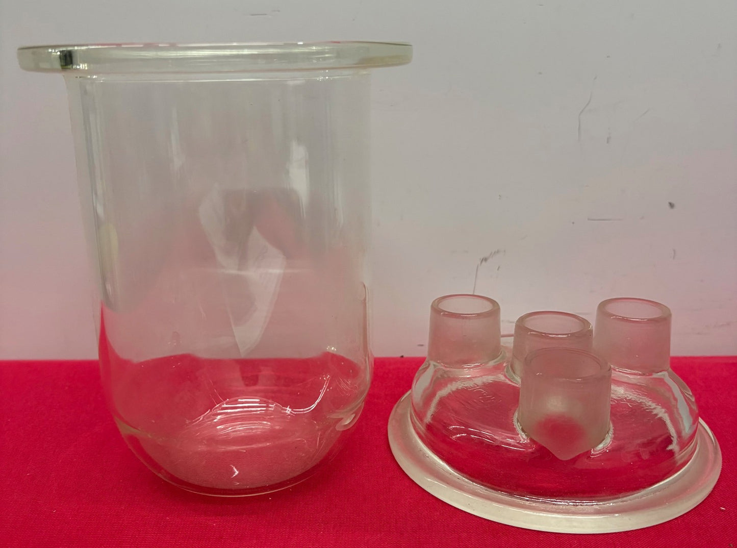 PYREX ® 1000mL RESIN REACTION KETTLE BOROSILICATE GLASS VESSEL w/ 4-NECK COVER