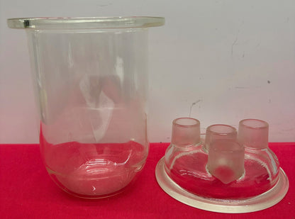 PYREX ® 1000mL RESIN REACTION KETTLE BOROSILICATE GLASS VESSEL w/ 4-NECK COVER