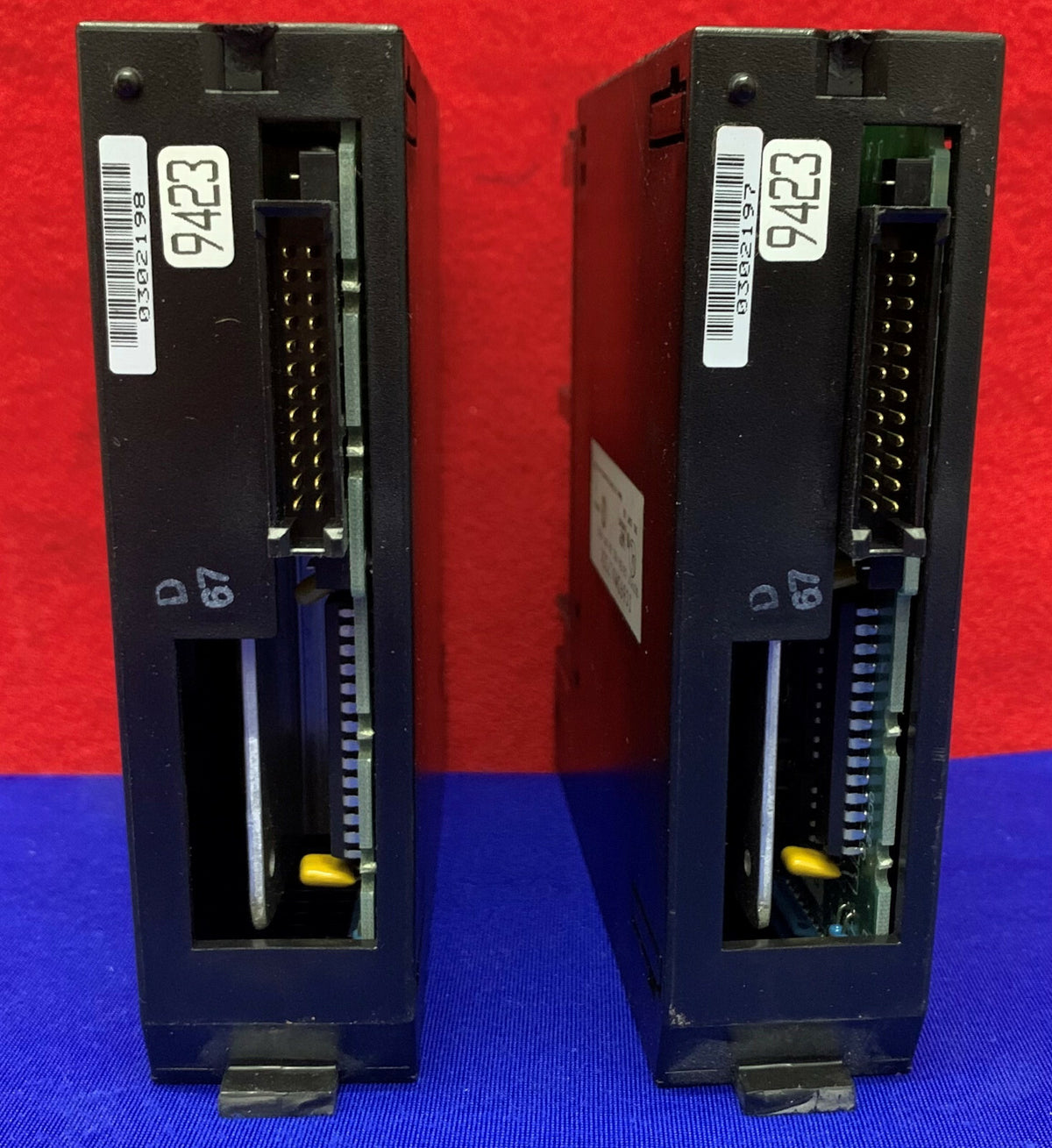 Lot of 2 GE Fanuc IC693MDL730C 12/24VDC 8 Point Output Module
