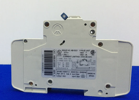 Allen-Bradley Allen Bradley AB 1489-A 1489-A1D050 SER A CIRCUIT BREAKER 1 POLE