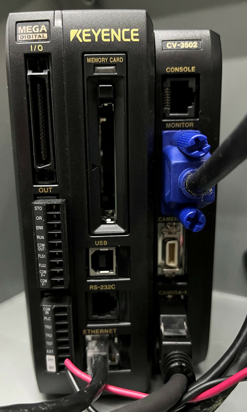 Contenitore Keyence con display LCD a colori CA-MP81 CV-3502 CA-U3