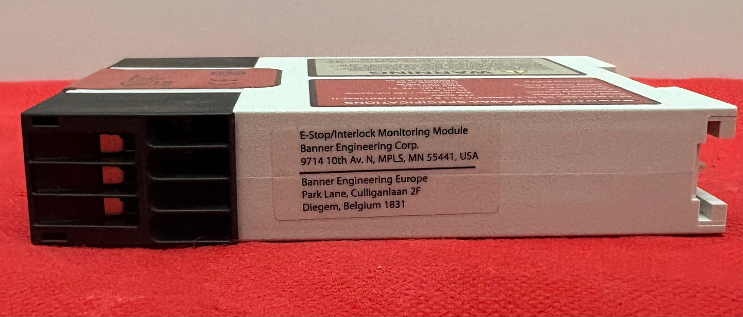 BANNER ES-FA-9AA SAFETY RELAY MODULE FOR E-STOP 24VAC/DC