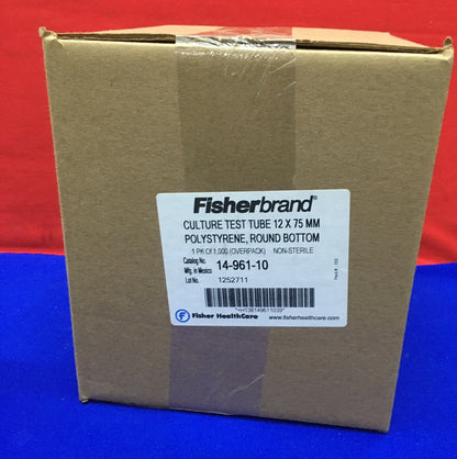 1 PAKKET MET 1000 TUBES / FISHER HEALTHCARE 14-961-10 CULTUURTESTBUIS