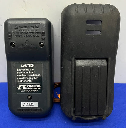 OMEGA HH11 THERMOKOPPELMETER DIGITAAL MET TYPE K-SONDE CH+ AL-KABEL