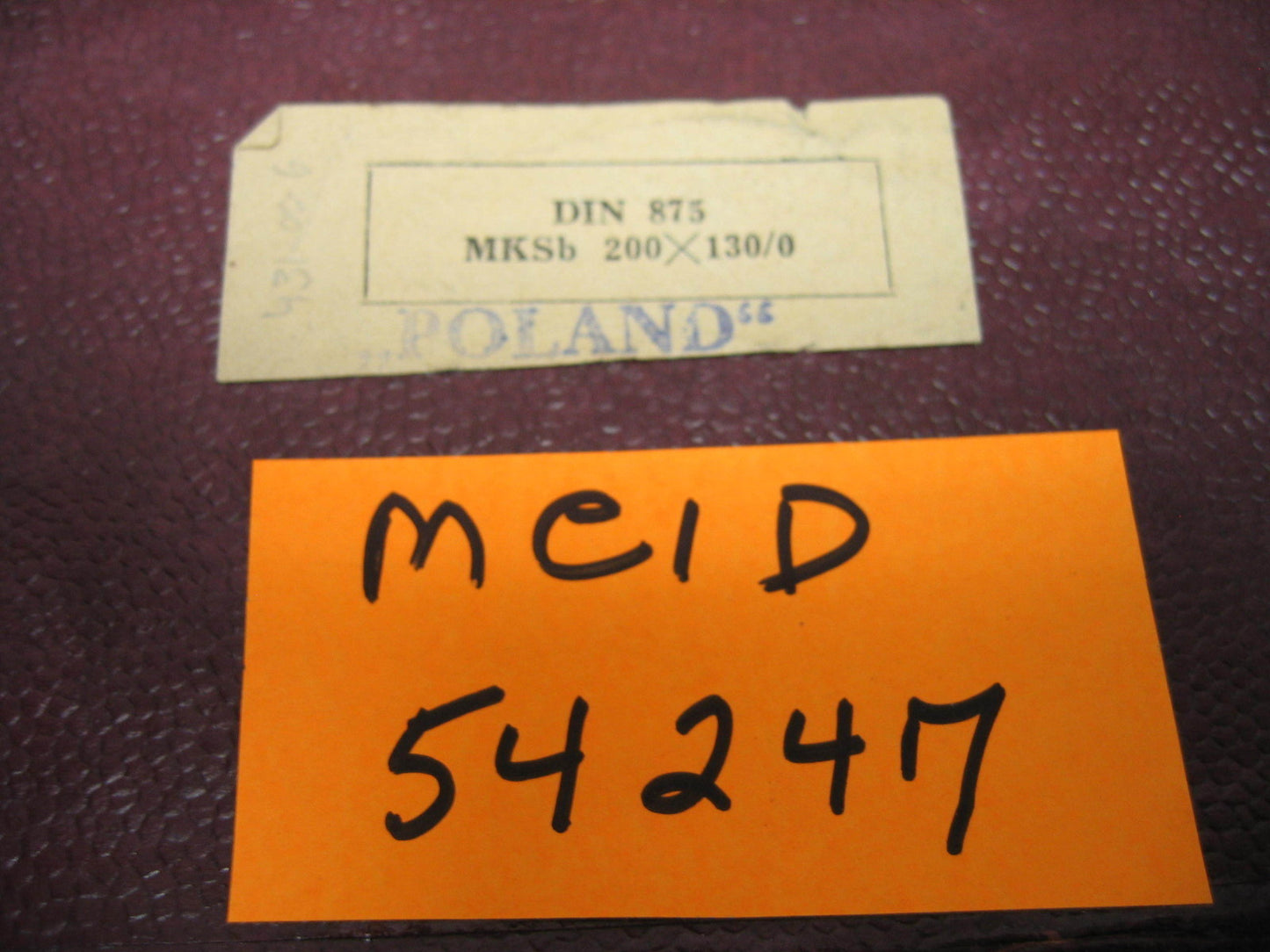 FOWLER 52-431-006 6-3/4" RECHTE RAND VIERKANT VAN ZNP RAVA