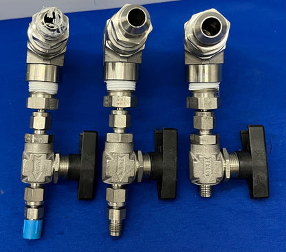 SSP FLOLOK 2ウェイボールバルブ 316 312-K BLK-XP98 / SSP メス3ウェイフィッティング 数量 3