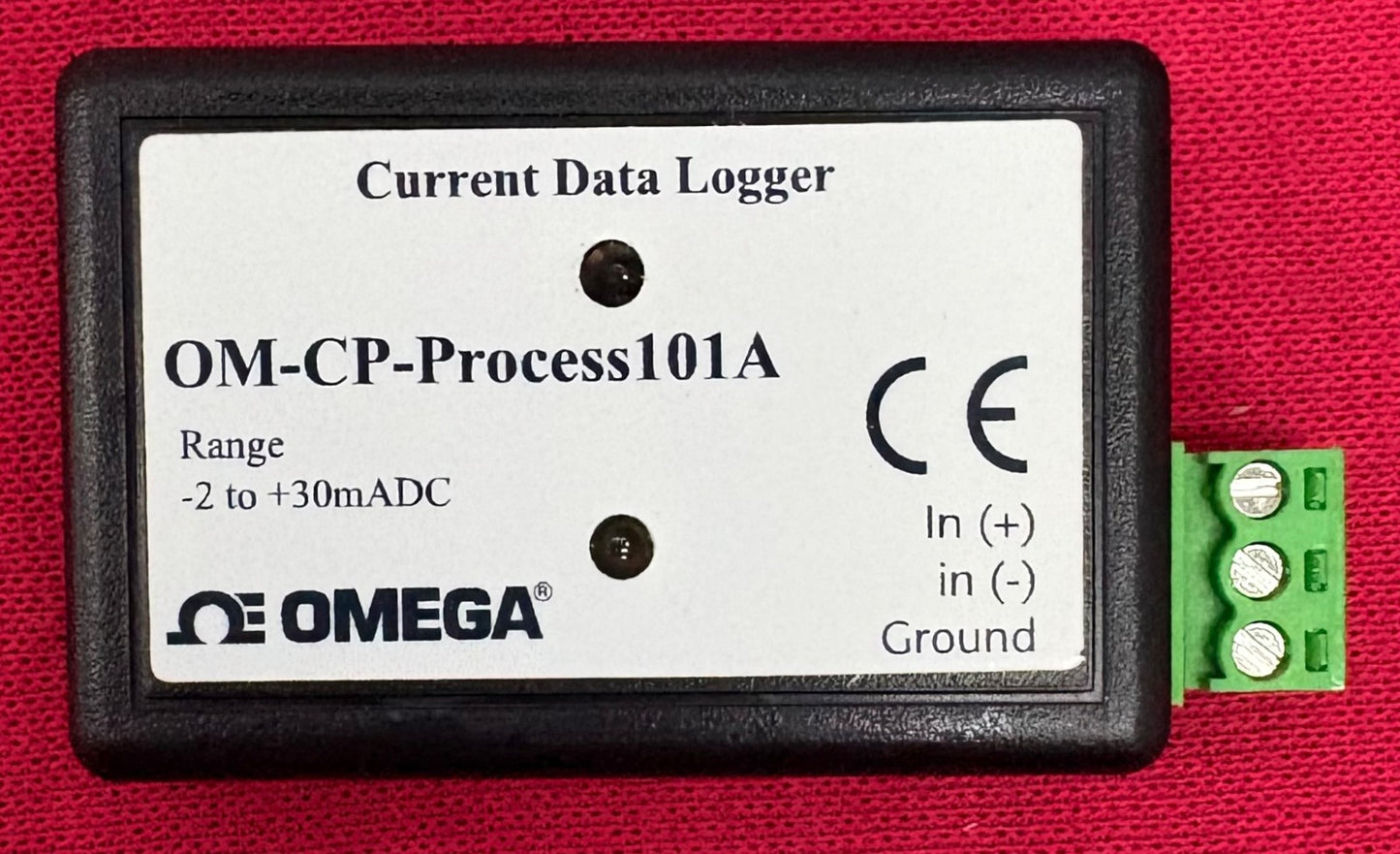 OMEGA OM-CP-PROCESS101A CURRENT DATA LOGGER RANGE -2 to +30mADC