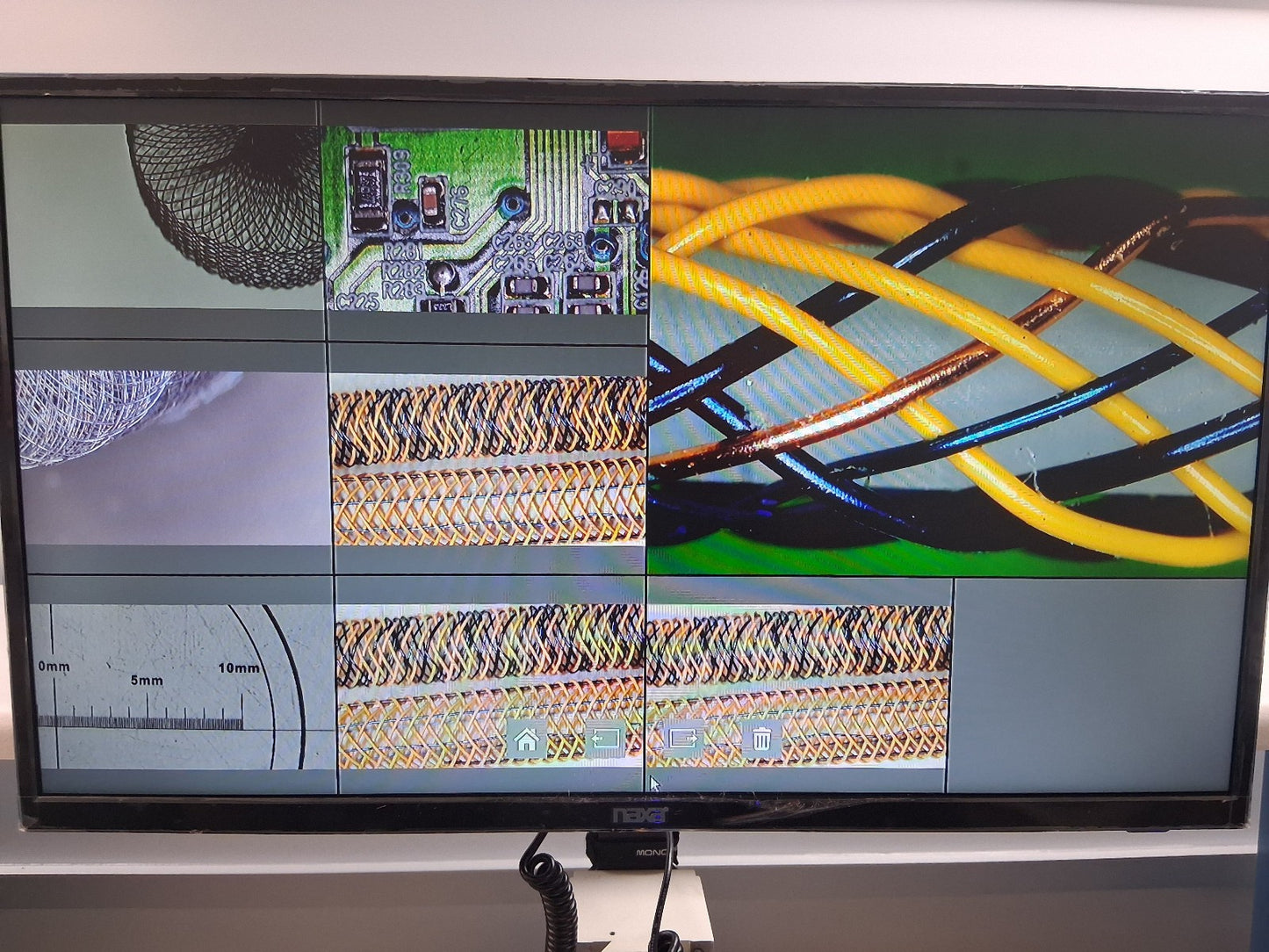 MMBT-1DM XY Tool Scope 20X Toolmakers Manual Microscope  2"x2" Stage HDMI Camera