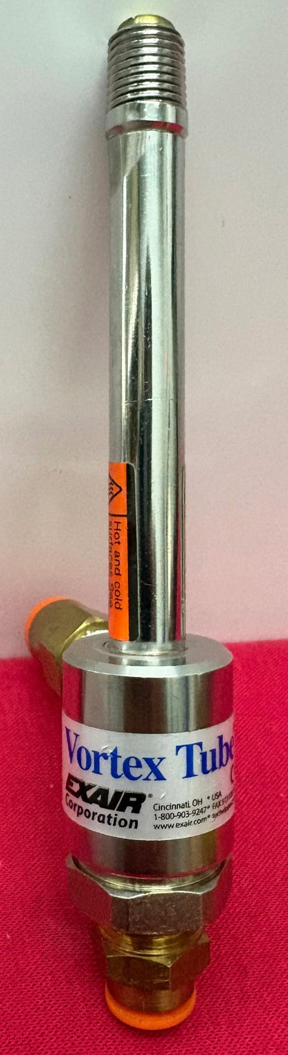 EXAIR VORTEX TUBE HOT & COLD 250 PSIG 1.7 MPa 17 BAR MAX,NO MODEL # FOUND
