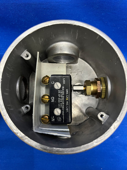 UE/UNITED ELECTRIC CONTROLS J119 MODELLO 680 PRESSOSTATO DI CONTROLLO C1, G BCD CII