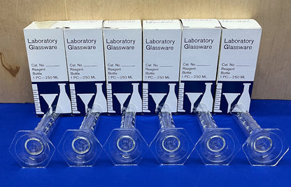 PYREX ® CORNING GLASS 3025-50 CILINDRO DOPPIA SCALA METRICA 50mL - 1 LOTTO QTY 6