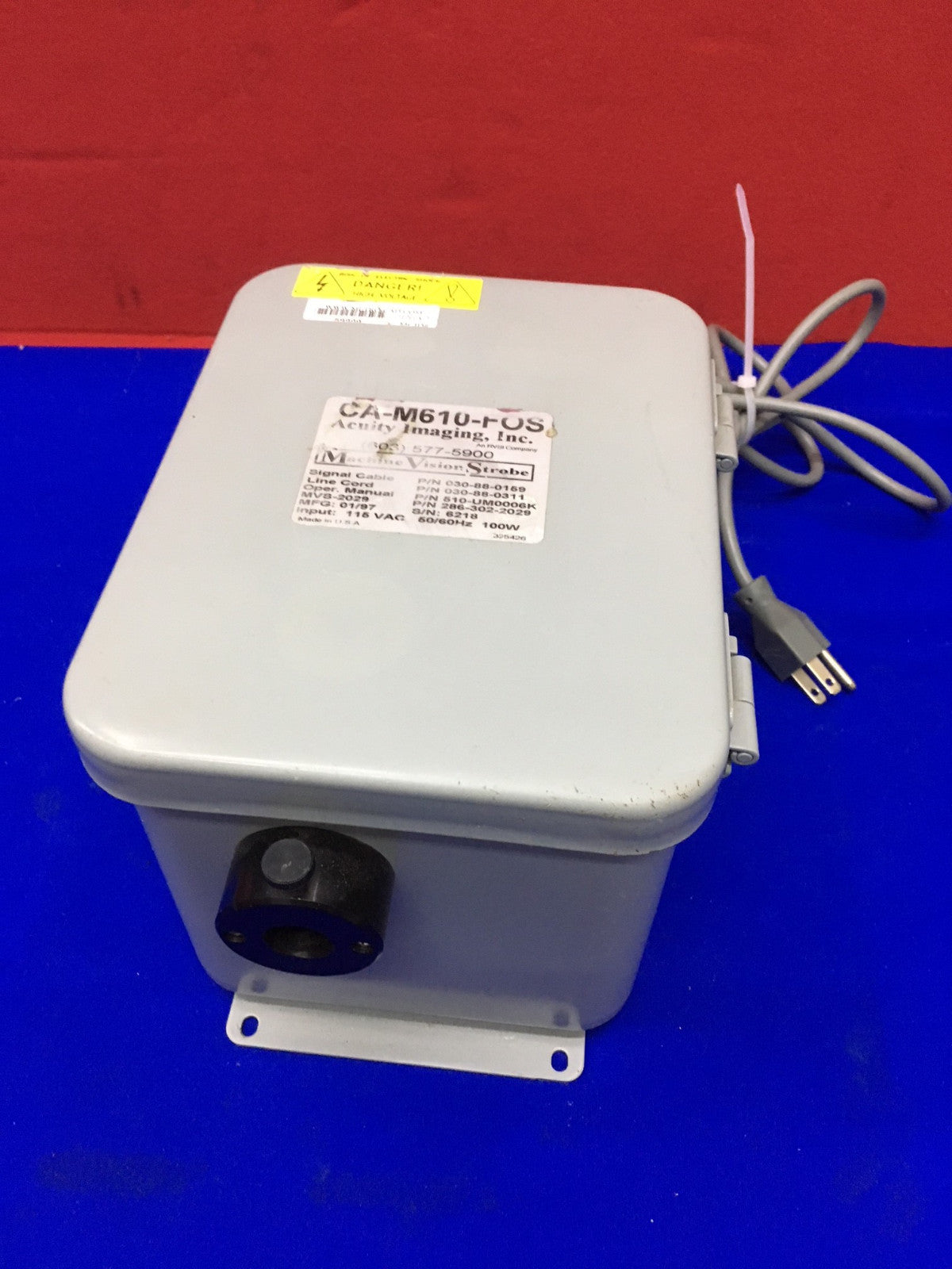 ACUITY IMAGING RVSI CA-M610-FOS MACHINE VISION STROBOSCOOP