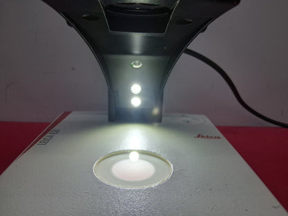 LEICA EZ4 8-35X MAGNIFICATION STEREO MICROSCOPE TOP AND BOTTOM LED PARTS/ REPAIR