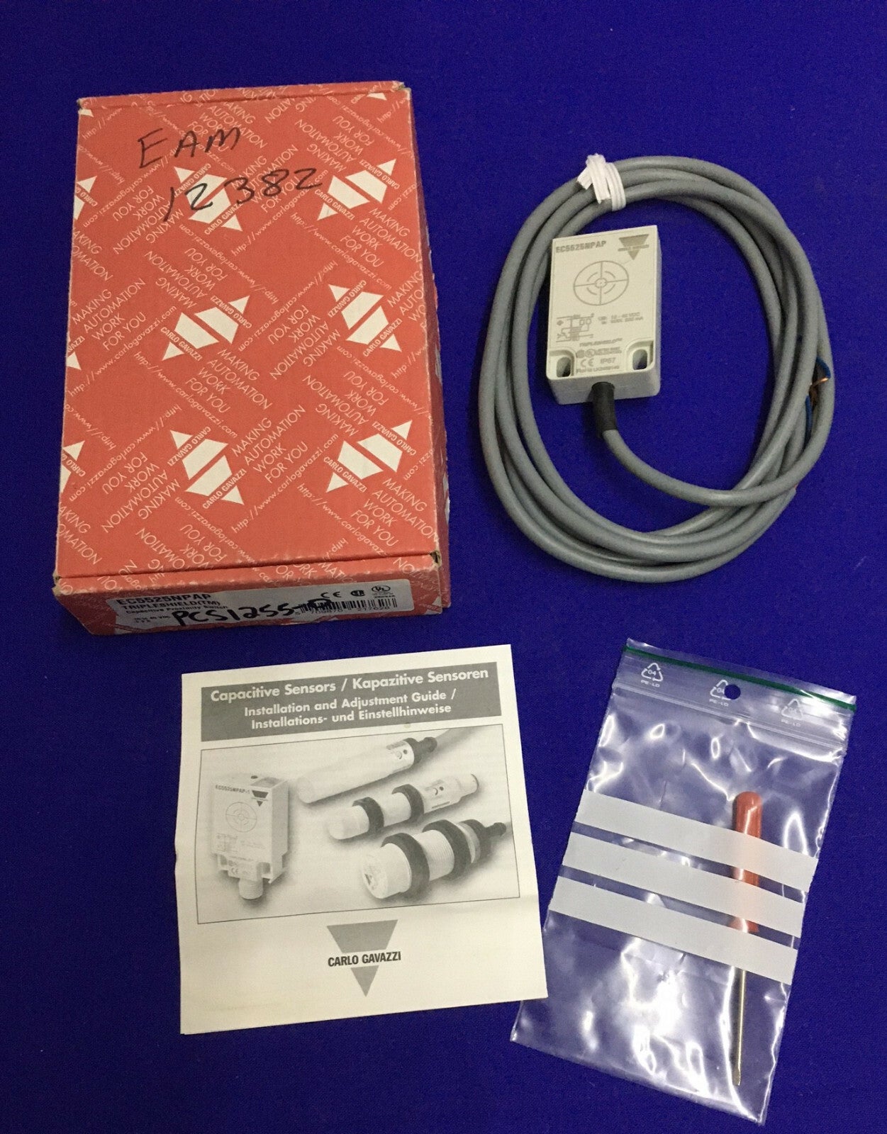 CARLO GAVAZZI EC5525NPAP CAPACITIEVE NABIJHEIDSSENSOR 