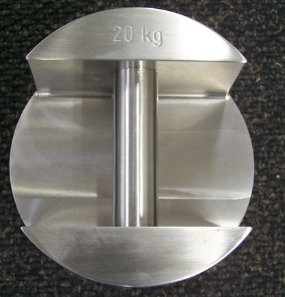 RICE LAKE WEIGHING SYSTEMS RANGE 20kg SN S43-015 CLASS 3 / DENSITY 7.84g/cm3