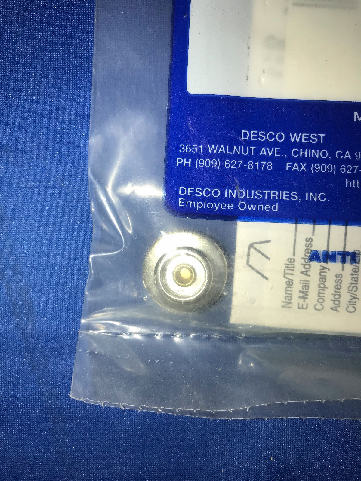 DESCO 09863 SNAP SOCKET ANTI-STATIC,PUSH AND CLINCH,10 mm SIZE - QTY 5 PKGS