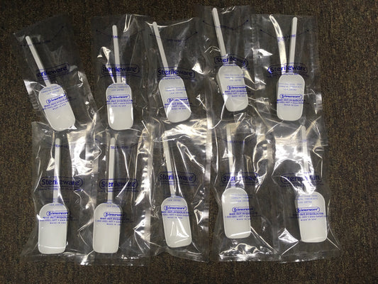 AANTAL 10 - SCIENCEWARE / BEL-ART PRODUCTS H36904-0010 125ml (4oz) WITTE SCOOPS 