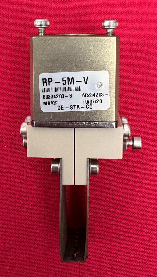 DESTACO ROBOHAND RP-5M-V MINIATURE 2 JAW PNEUMATIC PARALLEL GRIPPER PARTS/REPAIR