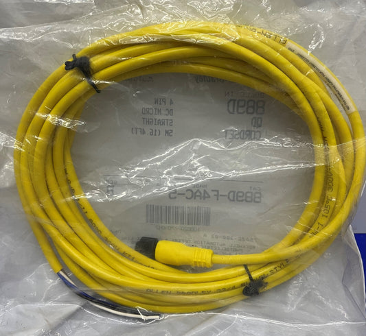 AB ALLEN BRADLEY 889D-F4AC-5 Ser. b 889D QD CORDSET 4 PIN DC MICRO 5M (16,4FT)