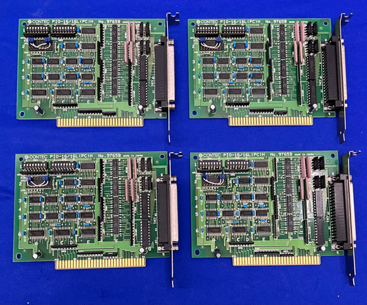 CONTEC PIO-16/16L (PC) H NR. 9765B GEÏSOLEERDE DIGITALE I/O-BORD - 1 LOT HOEVEELHEID 4 