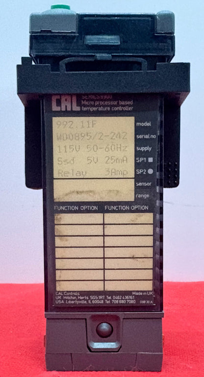 CAL CONTROLS  9900 / 992.11F TEMPERATURE CONTROLLER - FOR PARTS/REPAIR