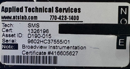 SENSORE DI FLUSSO DI MASSA BROOKS SERIE 5860E - L'ARTICOLO SEMBRA ESSERE STATO RIPARATO