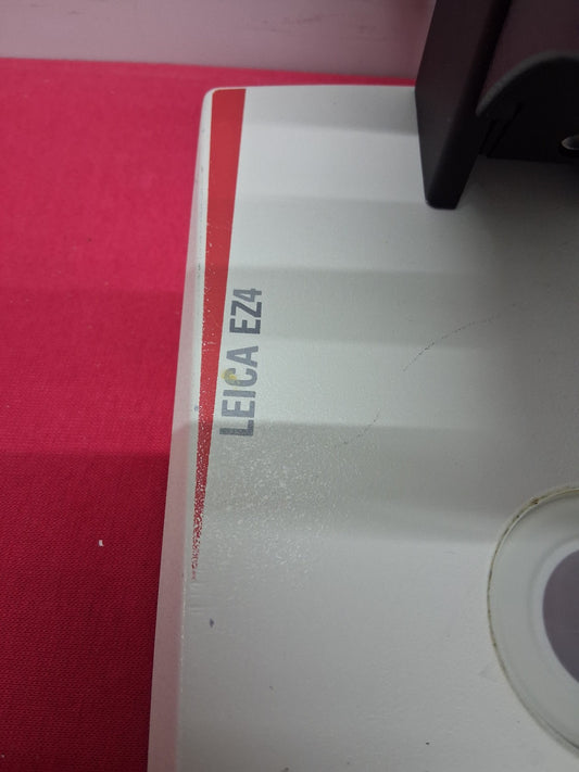 LEICA EZ4 8-35X MAGNIFICATION STEREO MICROSCOPE TOP AND BOTTOM LED PARTS/ REPAIR