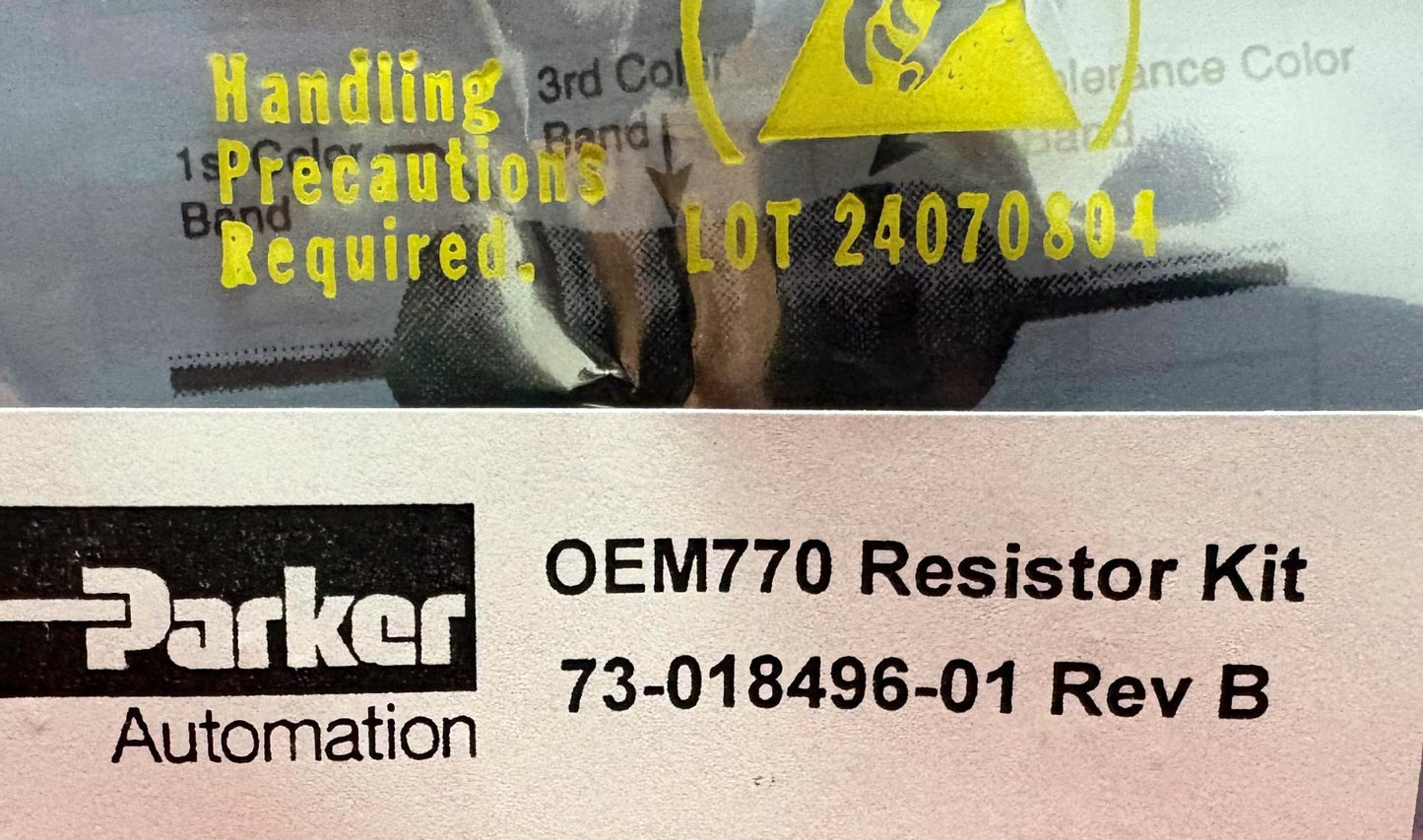 パーカー コンピュモーター OEM770T トルクサーボドライブ &amp; 73-018496-01 REV B 抵抗器キット