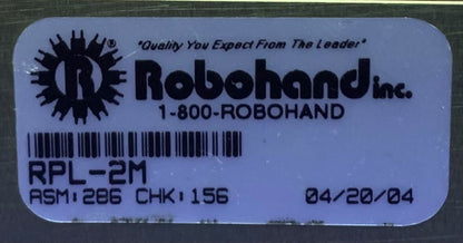 Pince pneumatique parallèle Robohand RPL-2M ASM : 286 / CHK : 156 