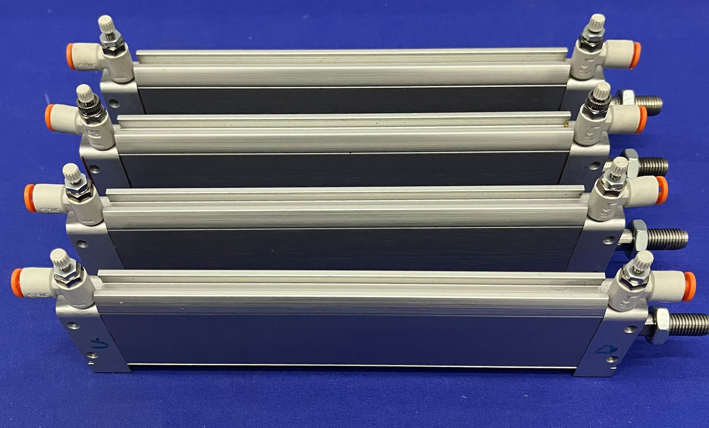 FESTO FLAT CYLINDER DZF-11/16”-5”-A-P-A - 1  LOT QTY OF 4