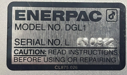MANÓMETRO DIGITAL ENERPAC DGL1 / DGL-1 10.000 PSI - PARA PIEZAS/REPARACIÓN