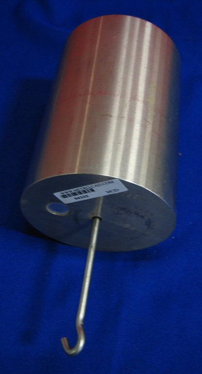 20 lb STAINLESS STEEL HANGING CALIBRATION WEIGHT USED