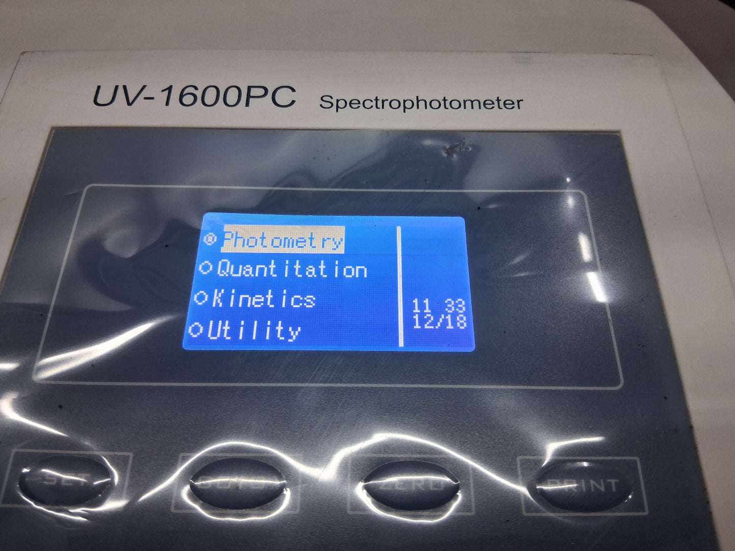 VWR UV-1600PC SPECTROPHOTOMETER 110 V AC 120 W 60 HZ 15A TESTED WORKS